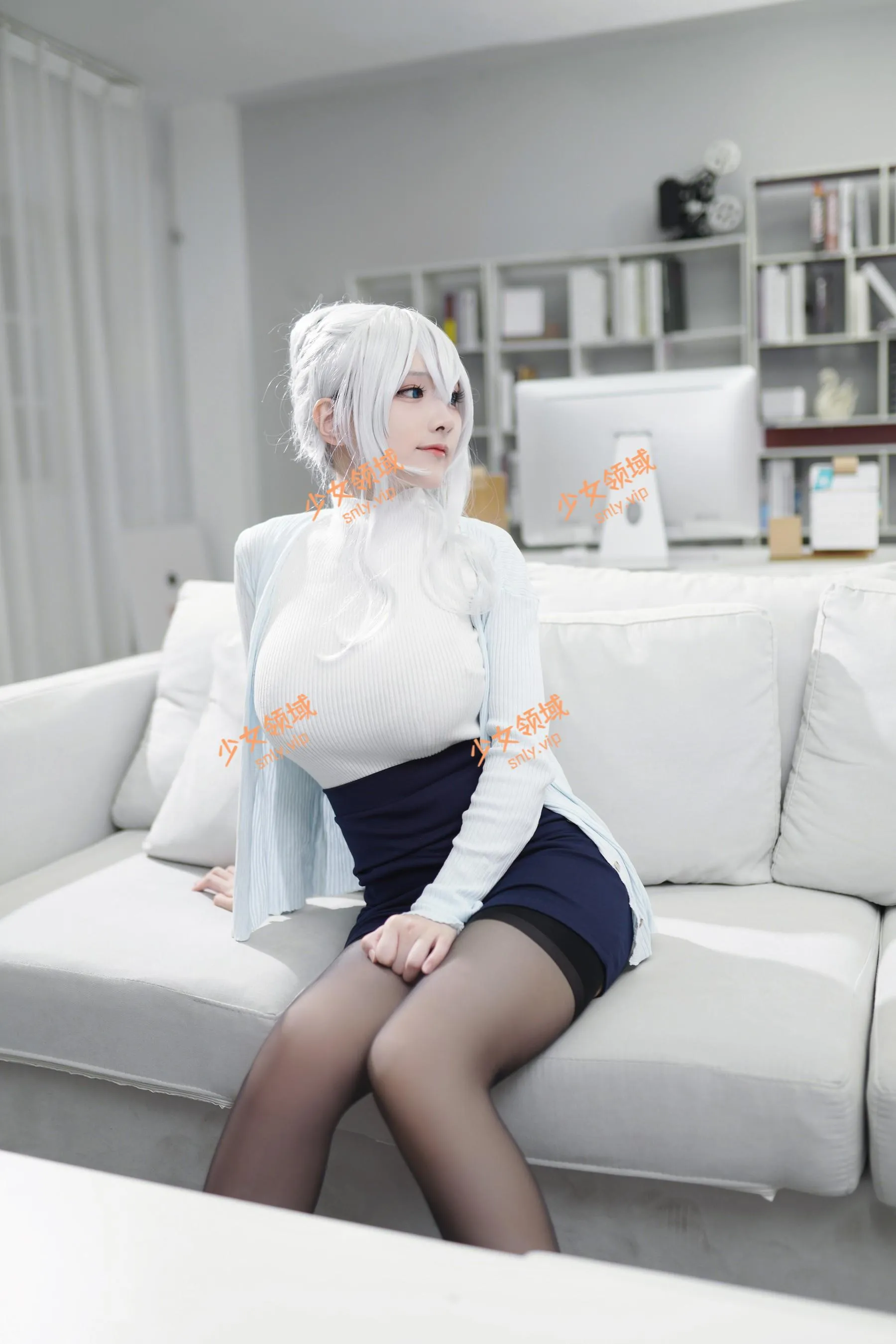 幼愛youmeko – NO.06 未亡人雪女cos [71P]插图6